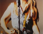 Melissa Etheridge 23x35 Guitar Microphone Music Poster 1994