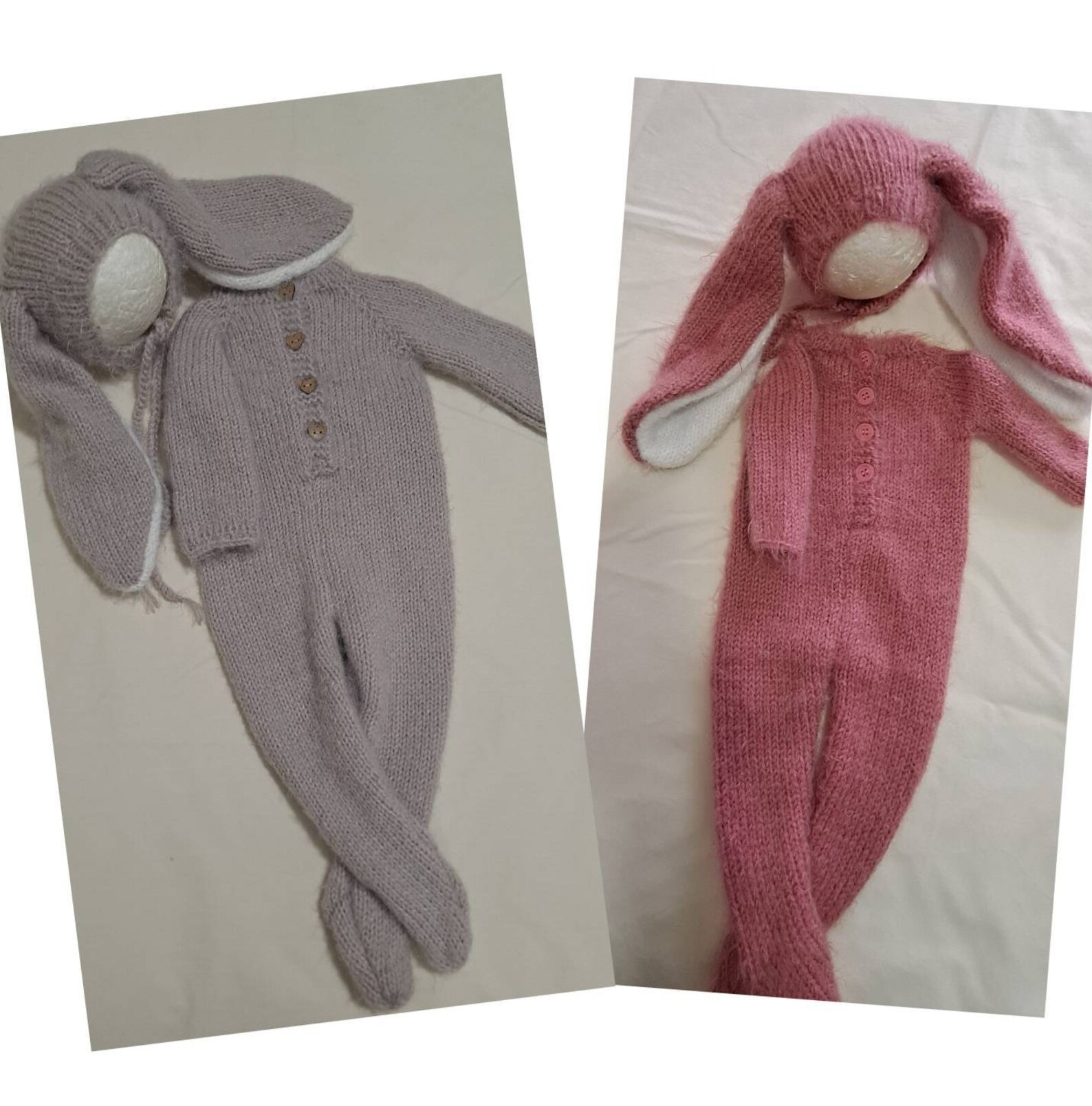 Newborn Bunny Outfit/sitter Bunny /newborn Bunny Ears Etsy