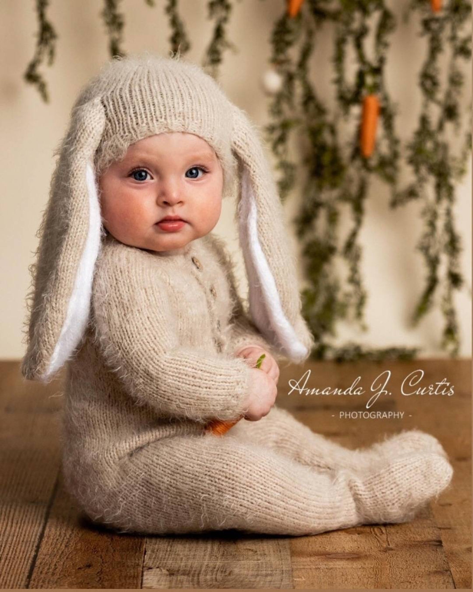 Newborn Bunny Outfit/sitter Bunny /newborn Bunny Ears Etsy