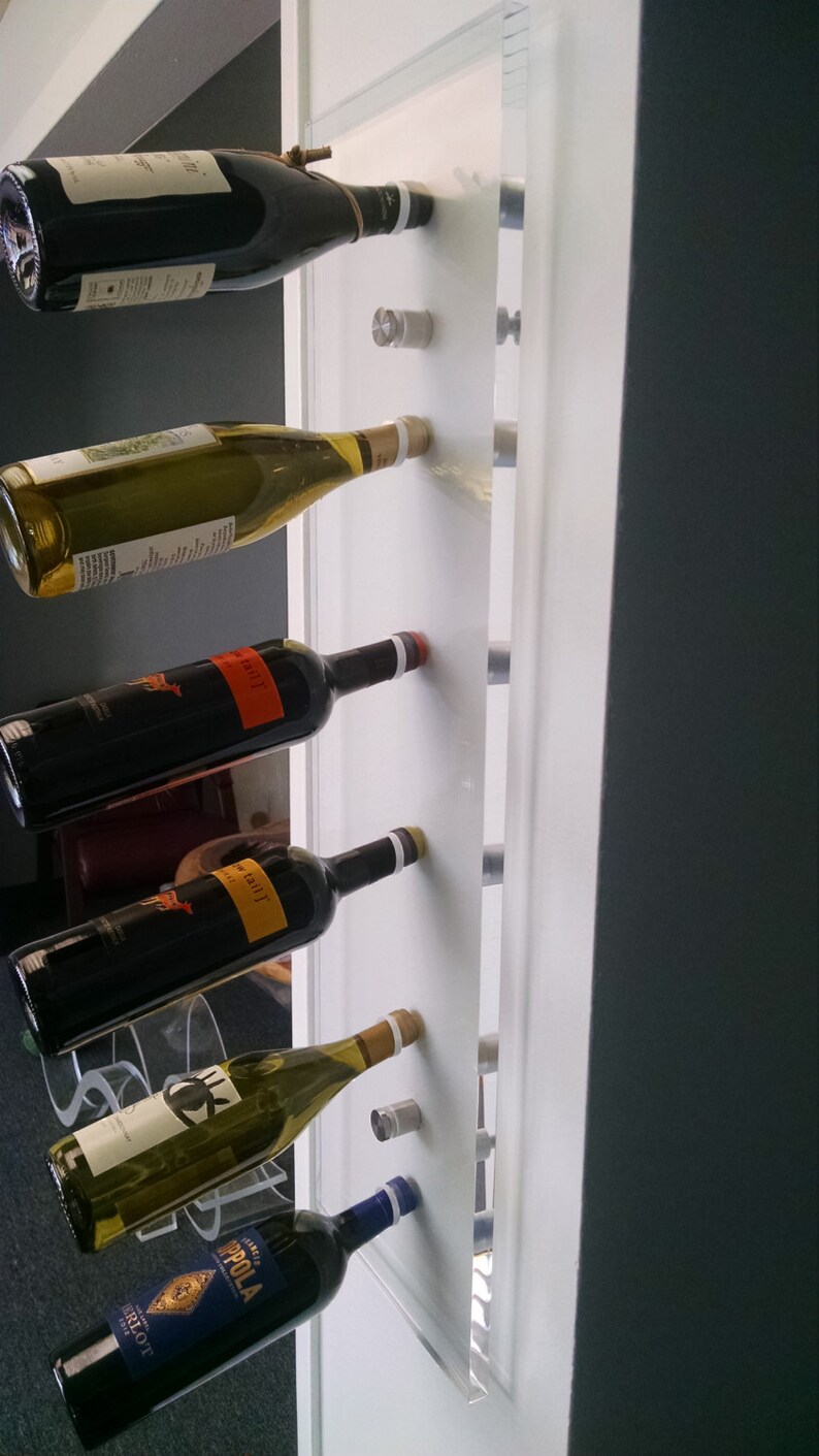 acrylic wine rack