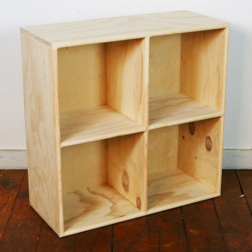 PINE 2x2 Cube Shelf Record Storage Bookcase Etsy