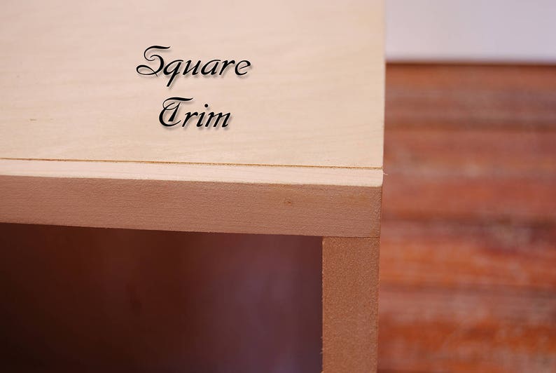 PINE Six Cube Wood Bookshelf Finished/Unfinished Modern Apartment Minimalist Storage Furniture image 8