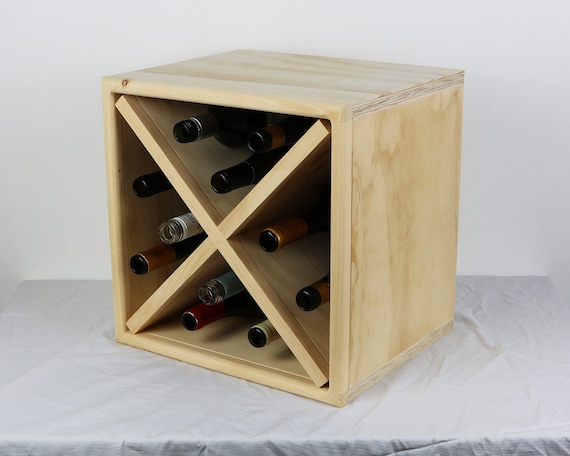 Cube X Shaped Wine Bottle Insert Wine Storage Decorative Etsy