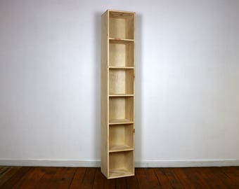 Pine Six Cube Bookshelf – Modern Minimalist Storage Furniture
