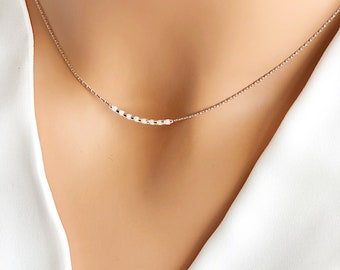 Minimalist Necklace M51 Traditional Greek Jewelry Silver Pendant Delicate Pendant Delicate Necklace Sterling Silver Necklace