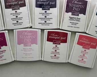 Stampin' Up! Classic Ink Pads Stamp Pads Gently Used Great Condition Various Colors Your Choice