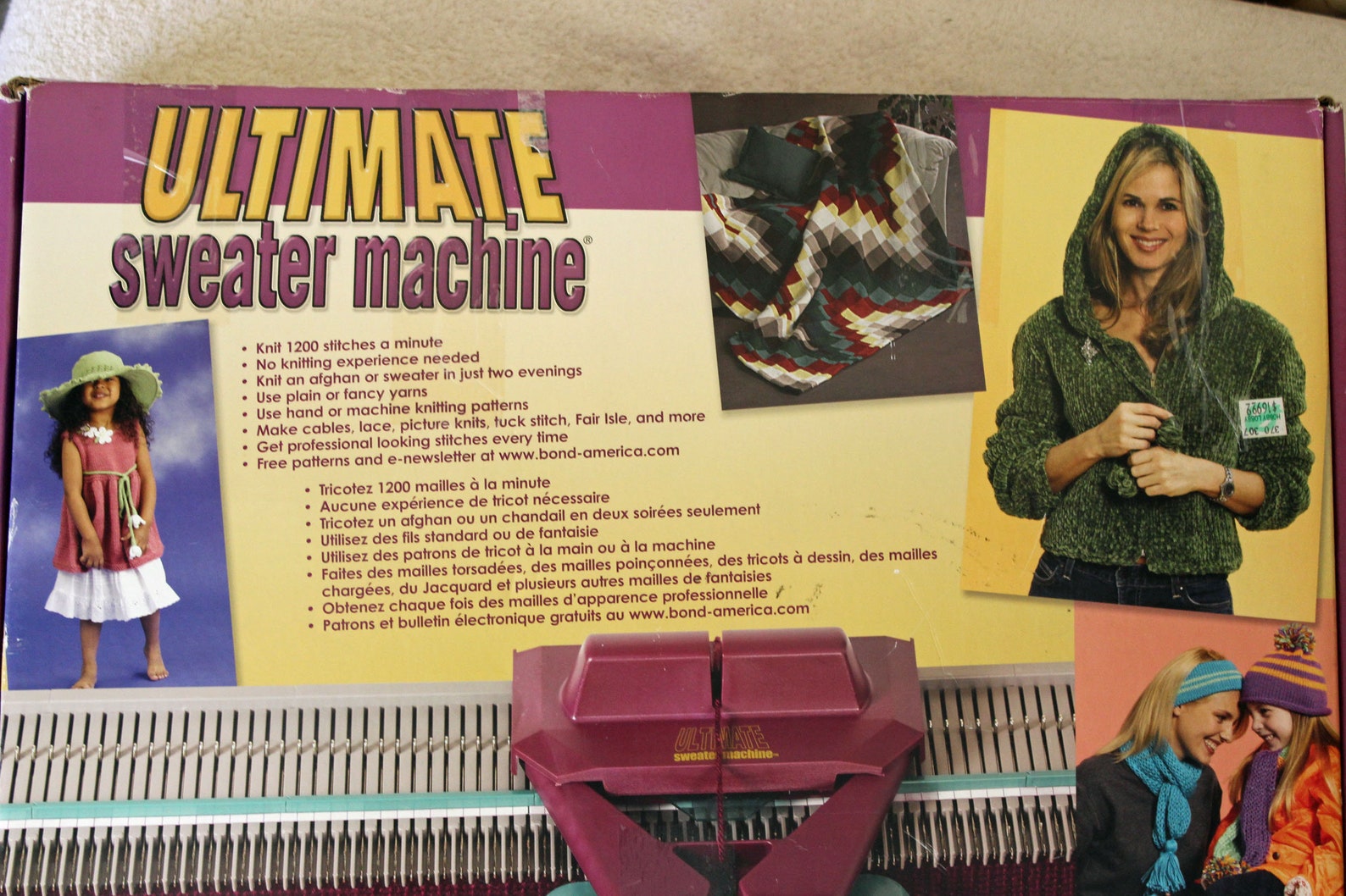Bond Ultimate Sweater Machine Knitting Machine In Original Box Etsy