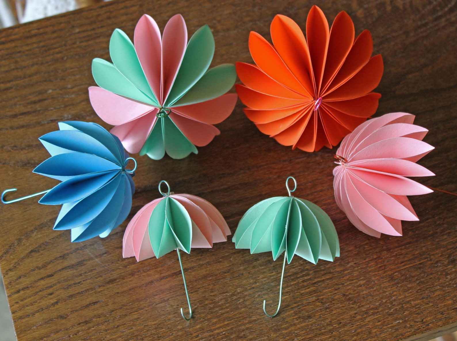 Mini Umbrella Set 10 Party Decorations Parasols Mini Umbrellas Etsy