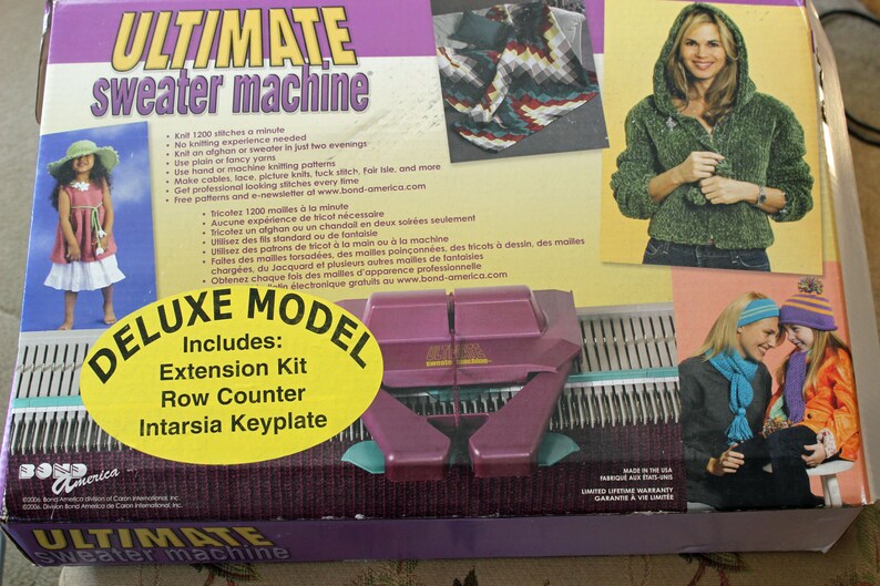 Bond Ultimate Sweater Machine Knitting Machine In Original Box Etsy