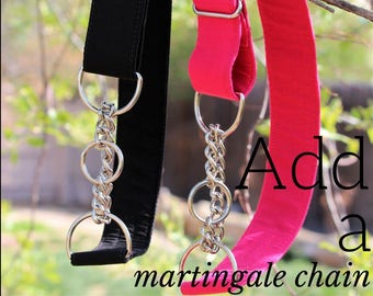 Añade una cadena martingala a tu collar