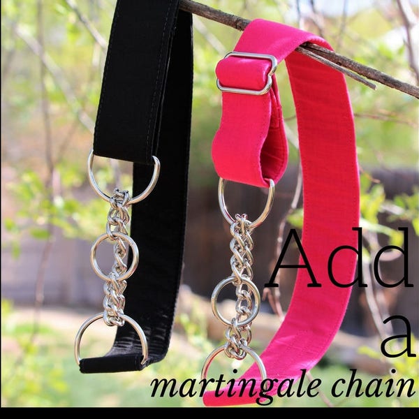 Add a martingale chain to your collar