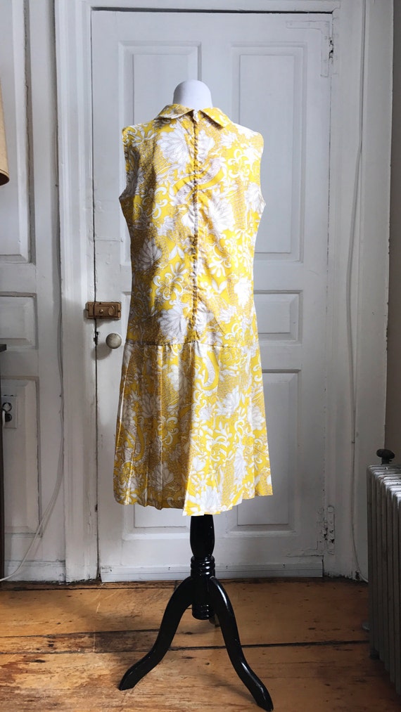 yellow paisley dress