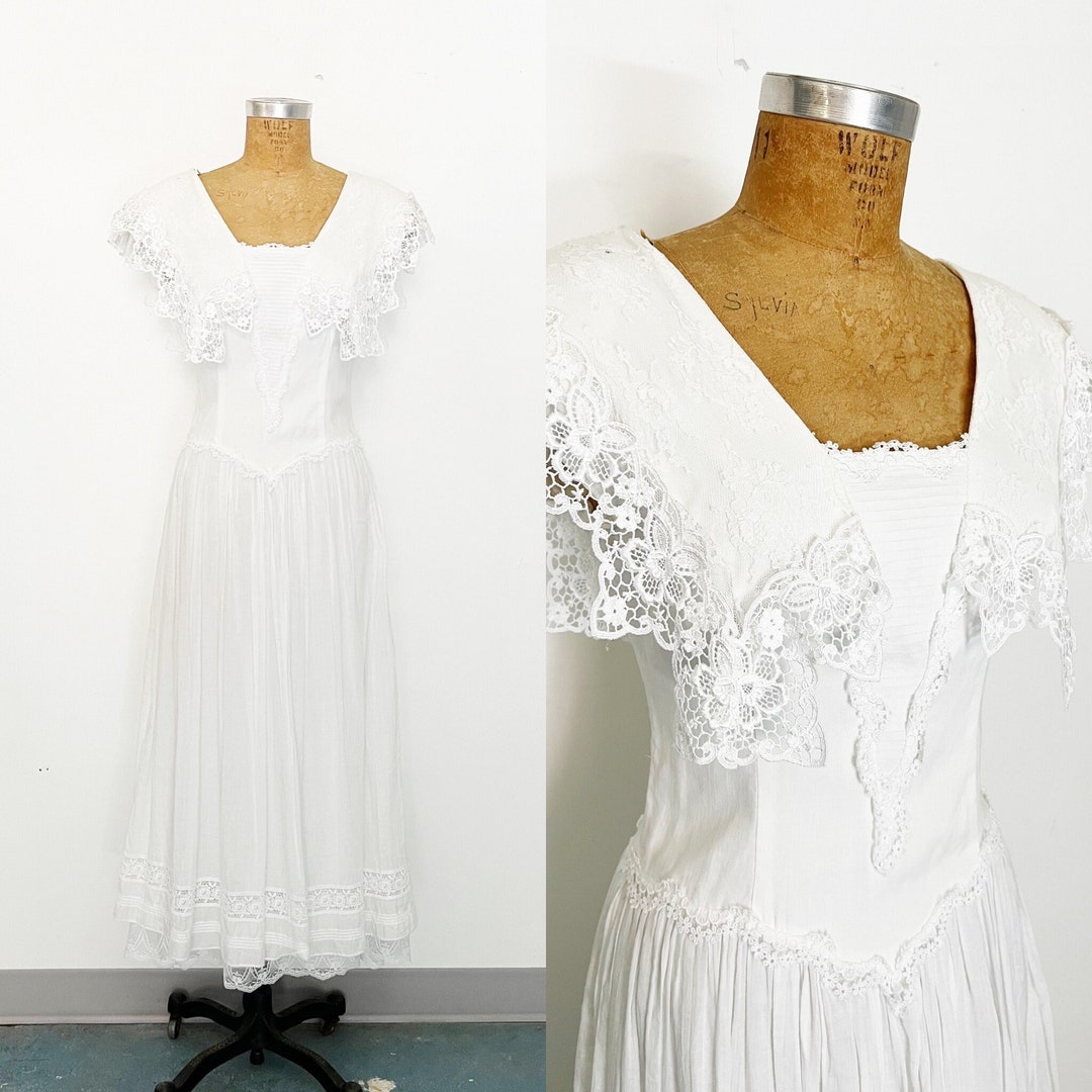 80's Mauve Ruched Gown by Jessica McClintock