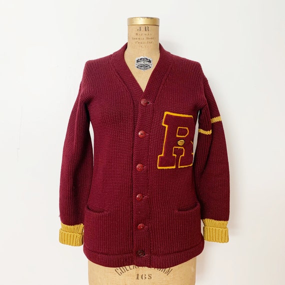 1950s / 50s Vintage Varsity Football Letterman Car