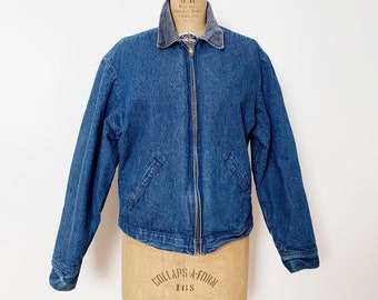 blue jean work jacket
