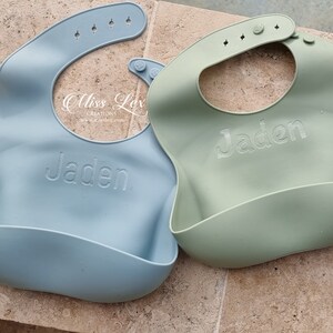 Personalized Silicone Bibs