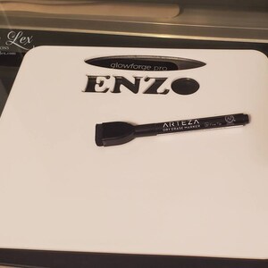 Custom white hand held  dry erase boards