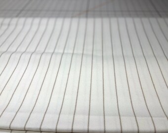 Holland and Sherry Savile Row Chalk Stripe in Barclay - 100% Wool Fabric - Fabric By The Yard
