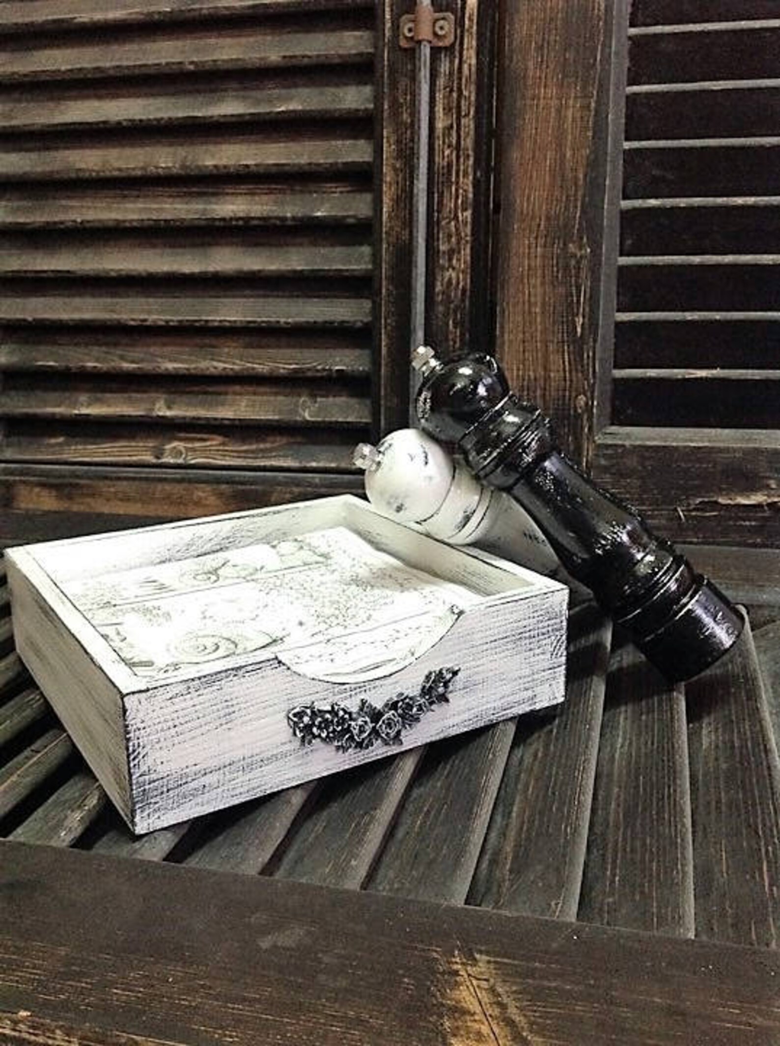 Black & White Kitchen Accessories Anniversary Gift for Etsy