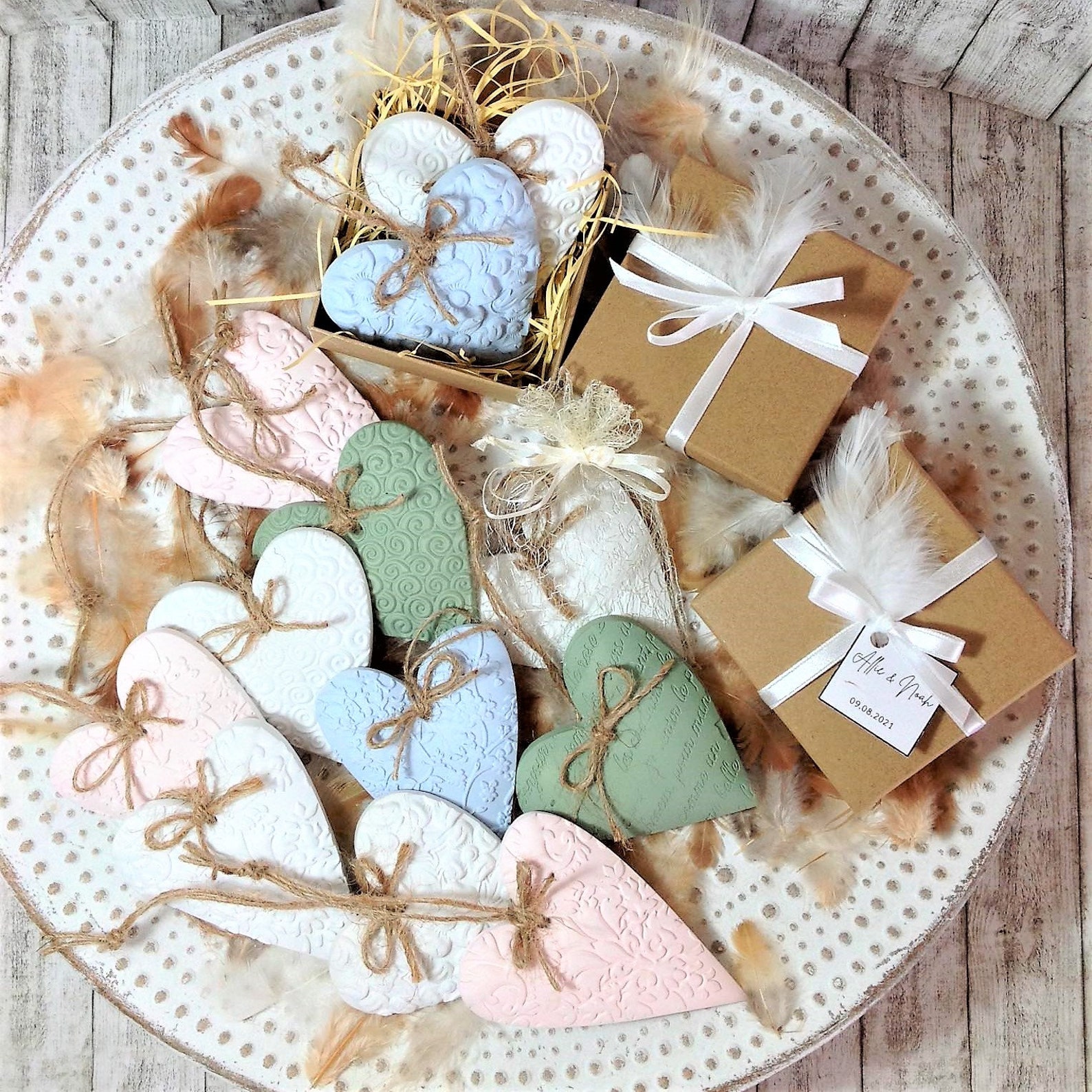 Custom Christening Baptism Favors for Guests Shabby Chic Etsy
