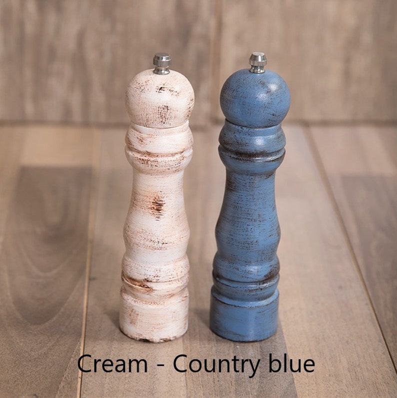 Salt and Pepper Grinders 2 Custom Mills Choose Colors Etsy