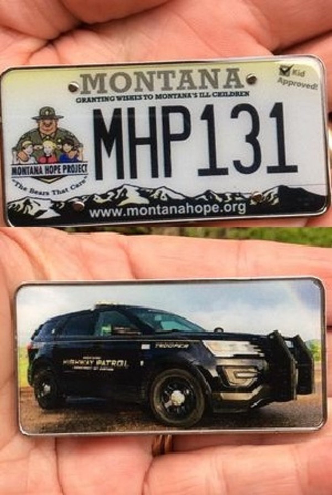 Montana Highway Patrol License Plate Coin Challenge Coin Etsy