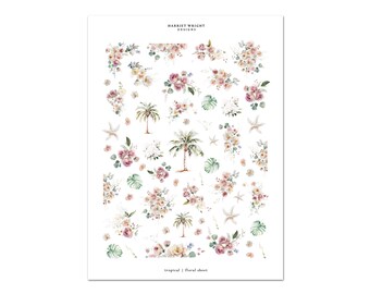 Tropical | Floral Sheet