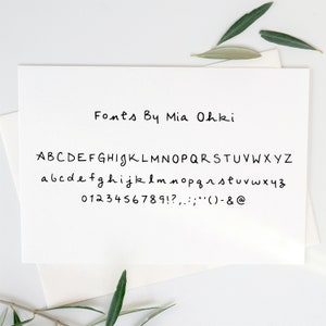 Simple Handwriting Font