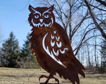 Hootie The Owl Fence Post Topper,Bird,Animals,Garden