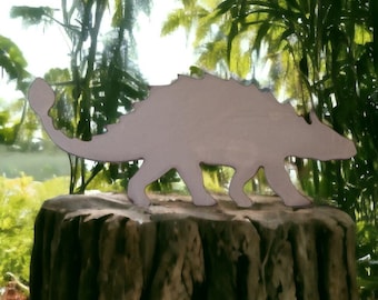 Whimsical Ankylosaurus Yard Art Stake - Metal Garden Ornament