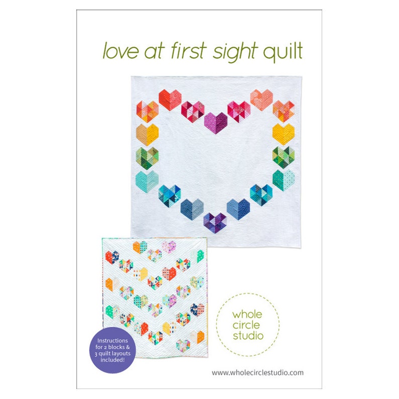 Wedding, Anniversary, Friendship, Engagement, Heart Quilt. PDF Pattern only. Perfect Gift to make Instant Download. image 8