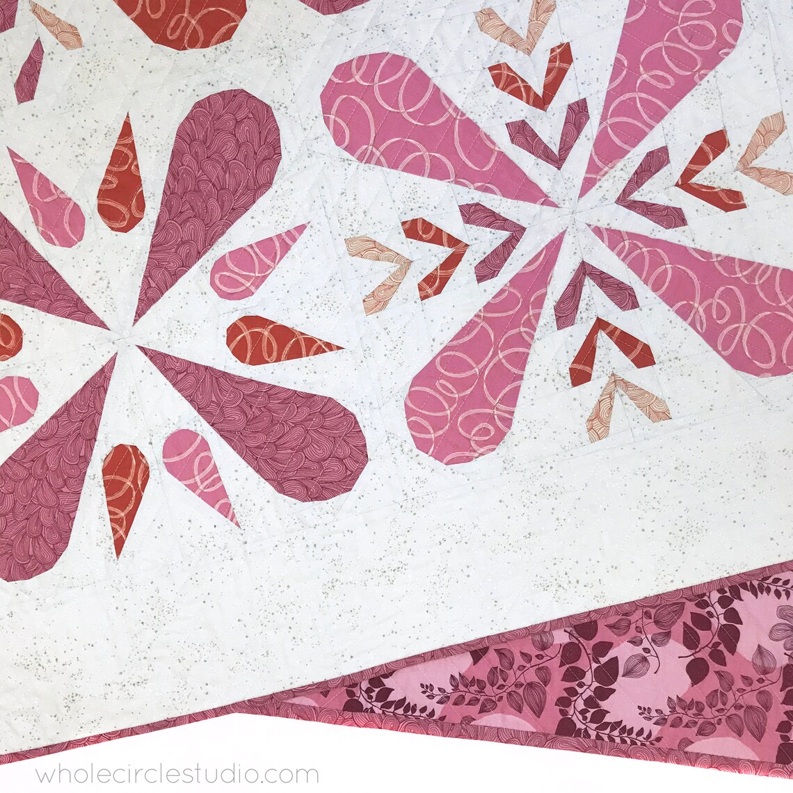 Patchwork Petals Quilt Pattern Only. Modern Quilt. Etsy