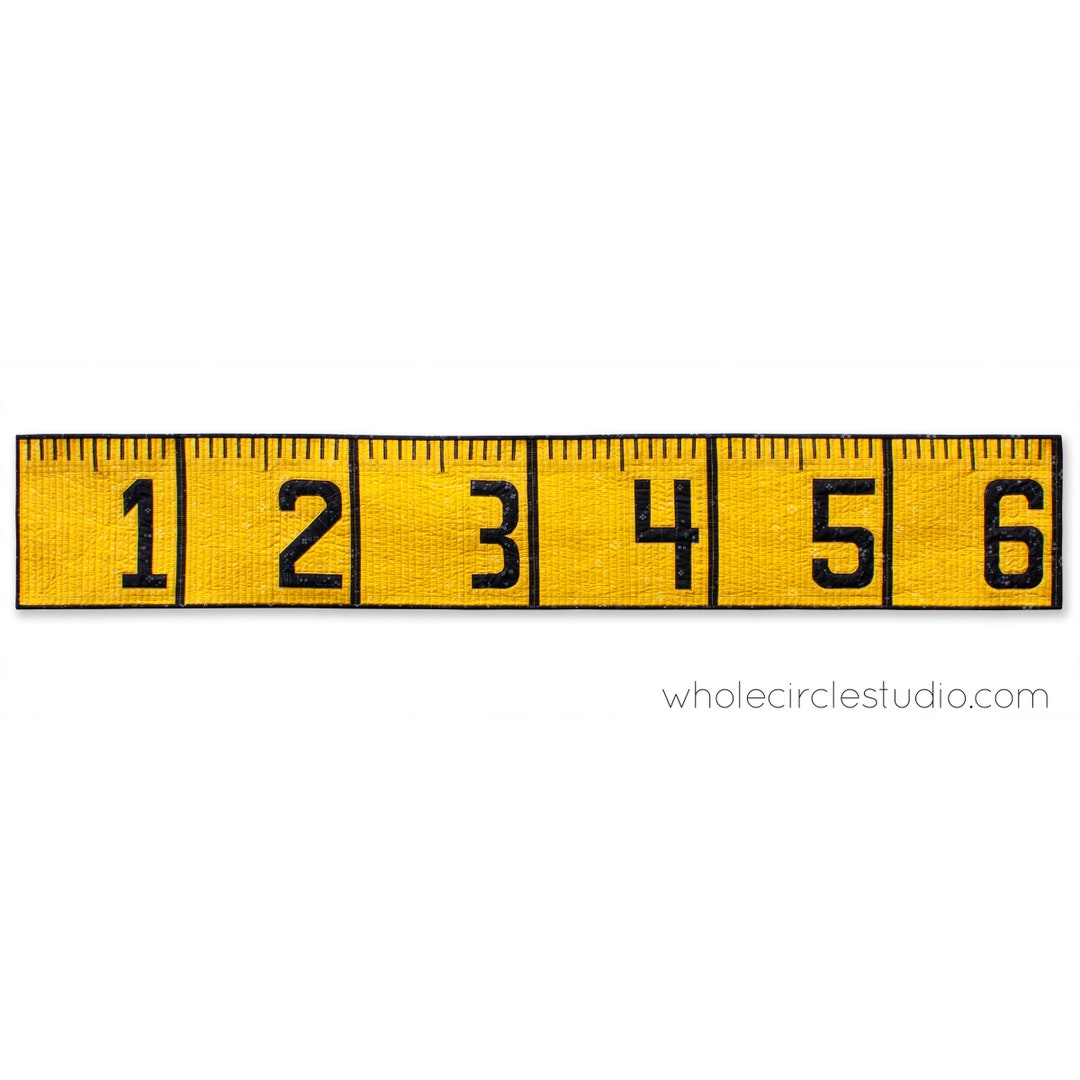 6 Foot Ruler Quilt. Growth Chart. Modern. Quilt. PDF Pattern Only ...