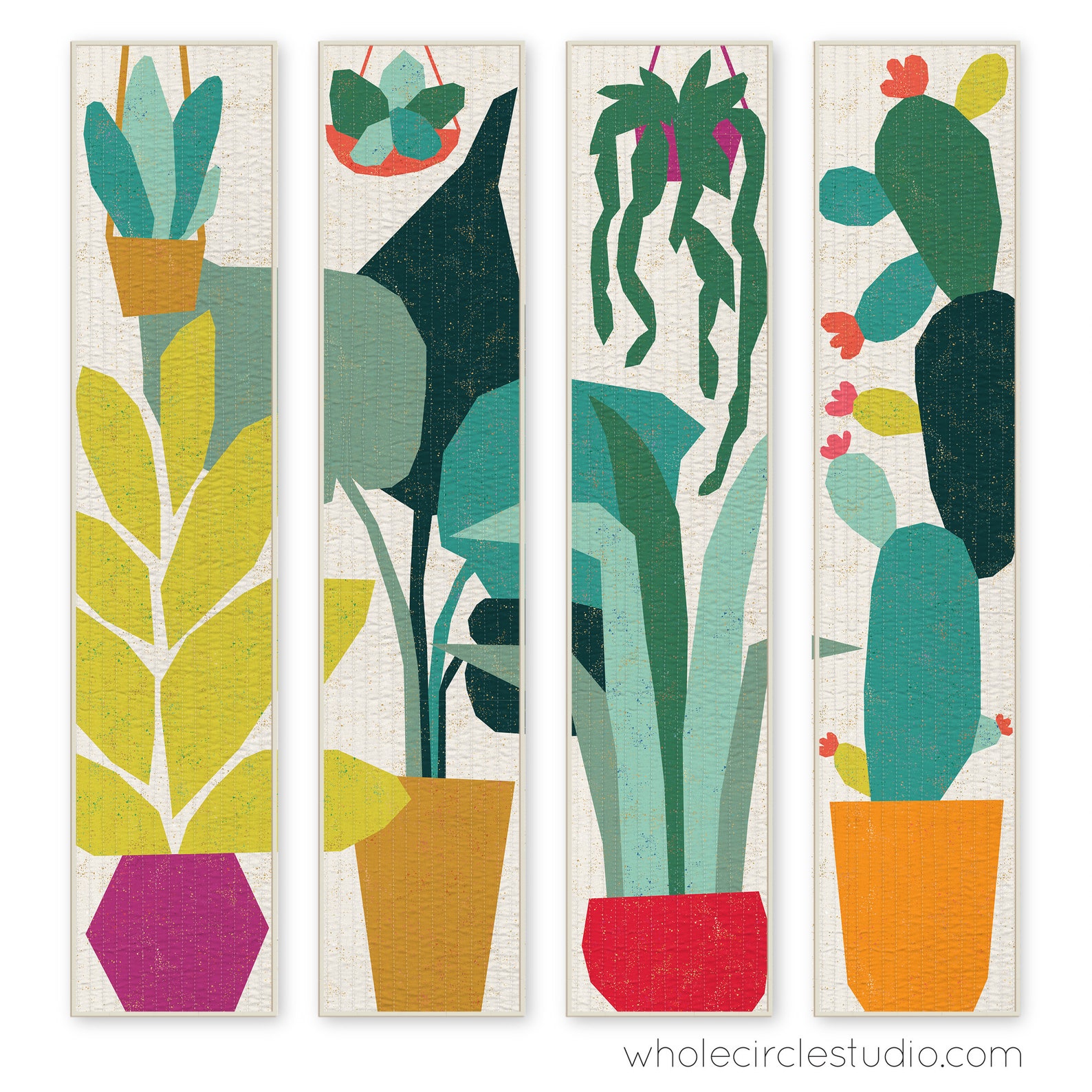 Greenhouse Pattern Greenhouse Garden Quilt Pattern Bundle — Modern Quilt, Foundation Paper ...