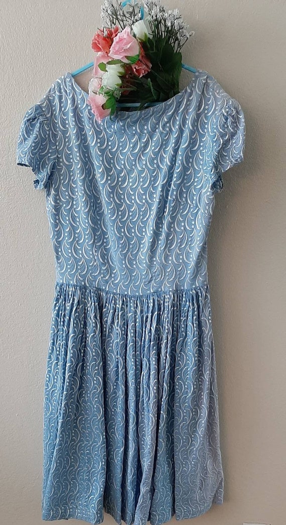 1950s Powder Blue dress