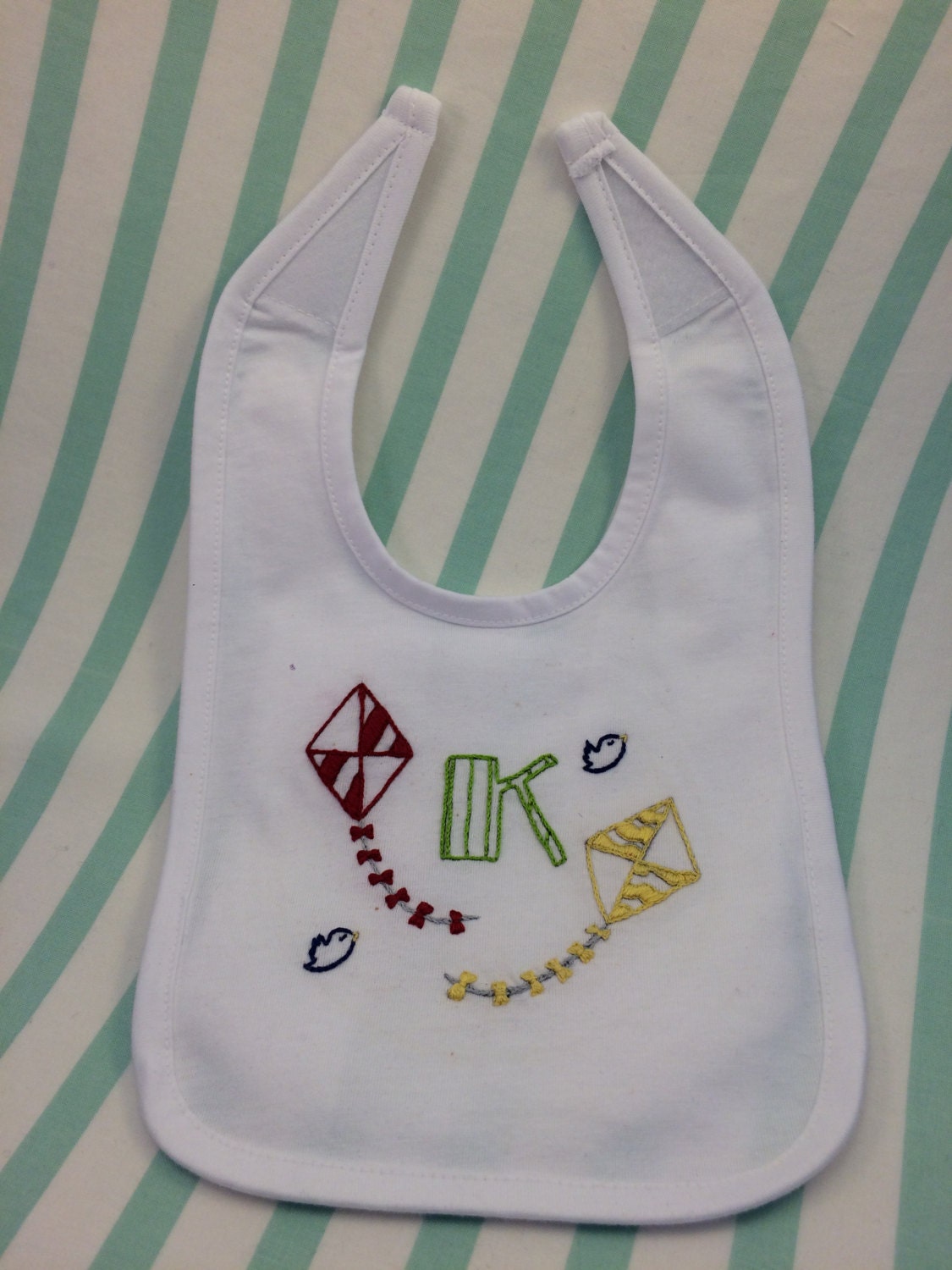 Baby Bib Embroidery Kit DIY Monogram Bib Baby Shower Gift Etsy