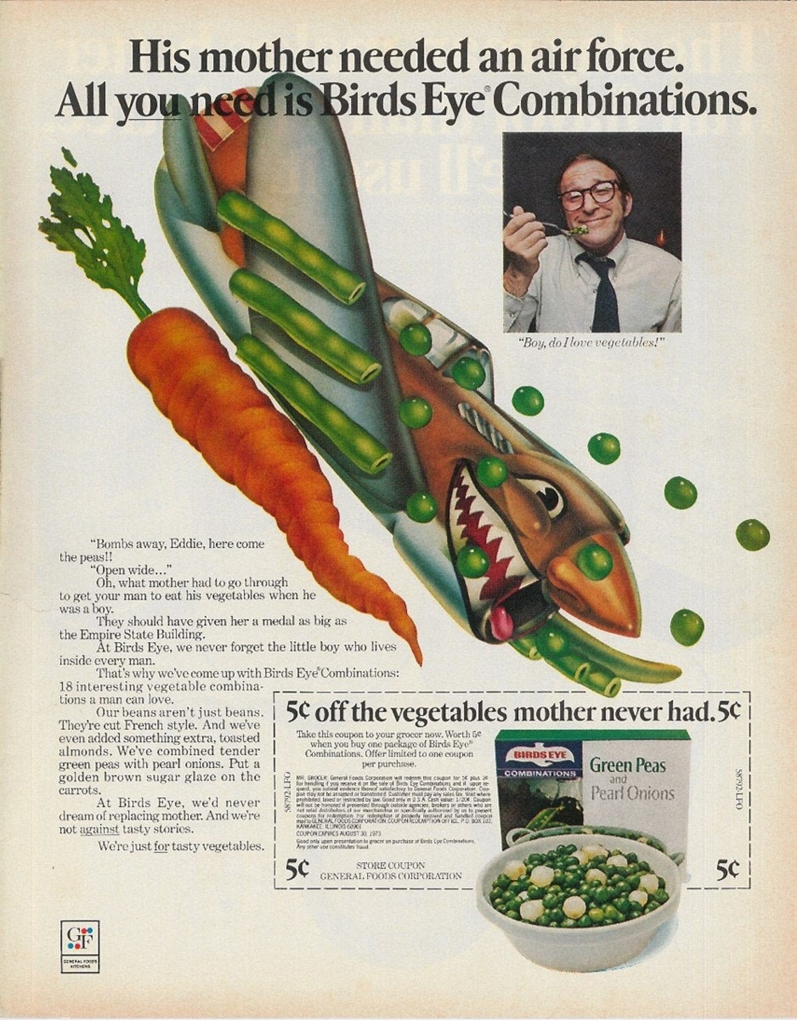 BIRDS EYE FOODS 1972 Retro Ads Kitchen Decor Vintage Etsy