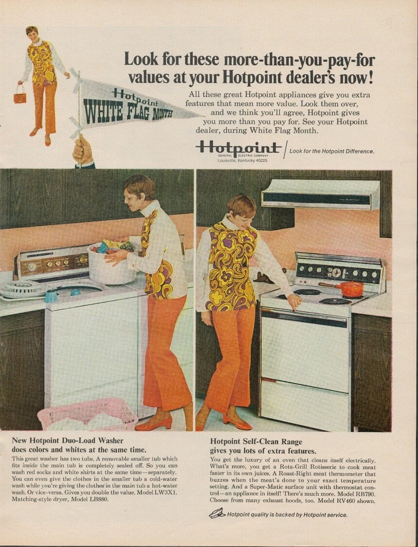 Appliance Wheels Advertisement, December 1977. : r/vintageads