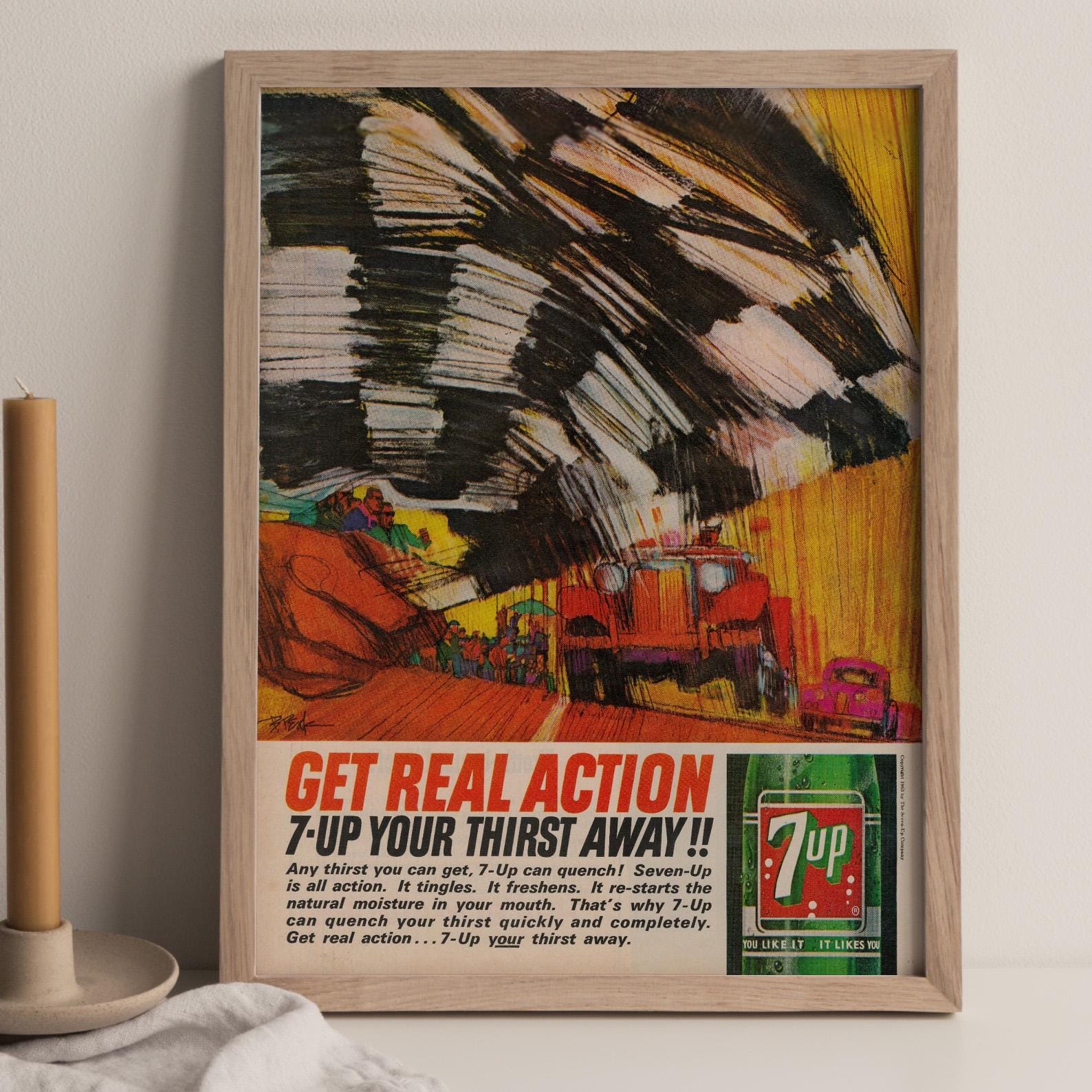 7up Ad - Etsy