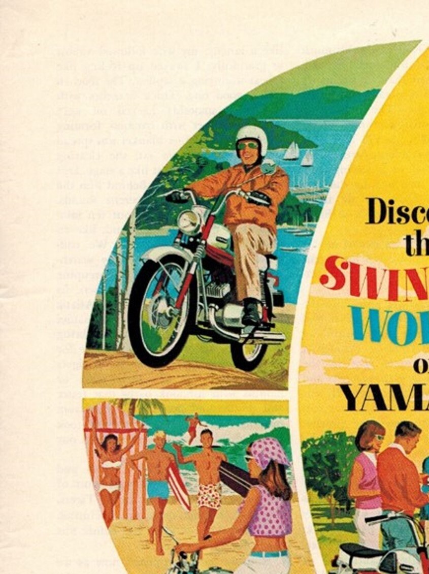 YAMAHA TWIN JET 100 | 1966 | Retro Ads | Vintage Motorcycle YAMAHA TWIN JET 100 | 1966 | Retro Ads | Vintage Motorcycle
