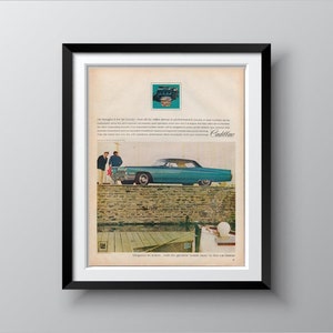 Cadillac Sedan Deville 1968 original advertisement. Free and fast shipping included. Measures 13.25 x 10.25 inches.