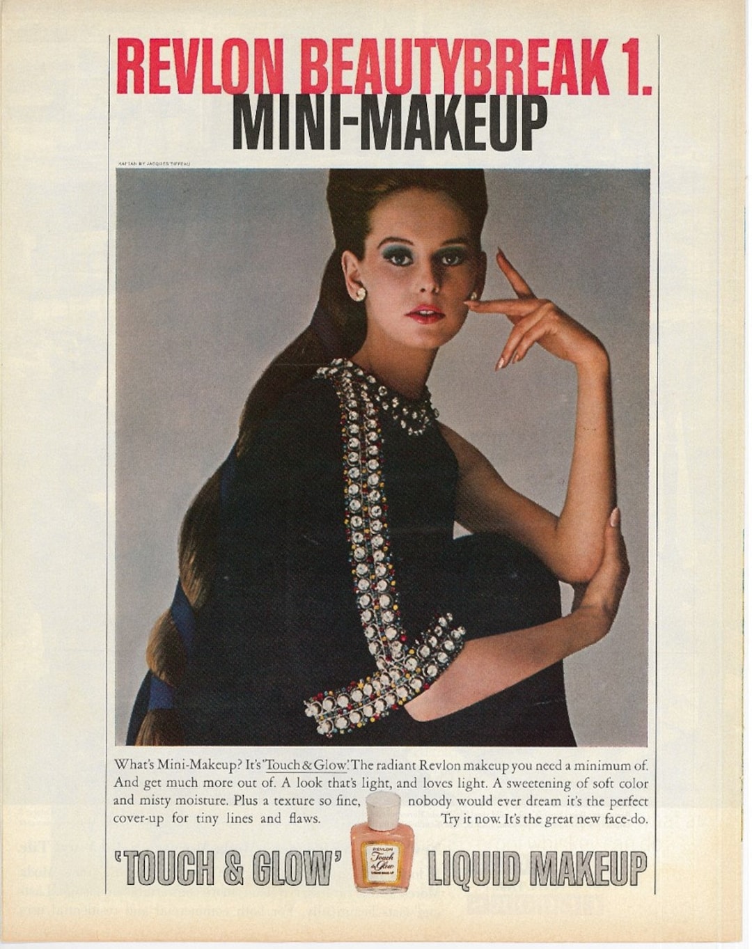 REVLON COSMETICS MAKEUP Advertisement Old Ads Vintage 1967 
