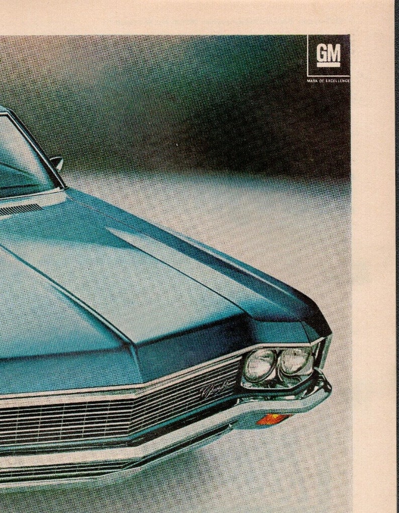 1967 CHEVROLET IMPALA USA AD ART PRINT POSTER main image 1