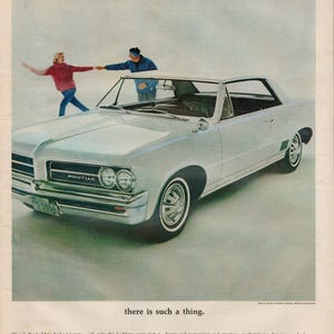 Vintage Original 1964 Pontiac Le Mans Ad – 1963 Life Magazine – Classic 1960s Kitschy Decor with Distinct Mid-Century Vibe - Free Shipping