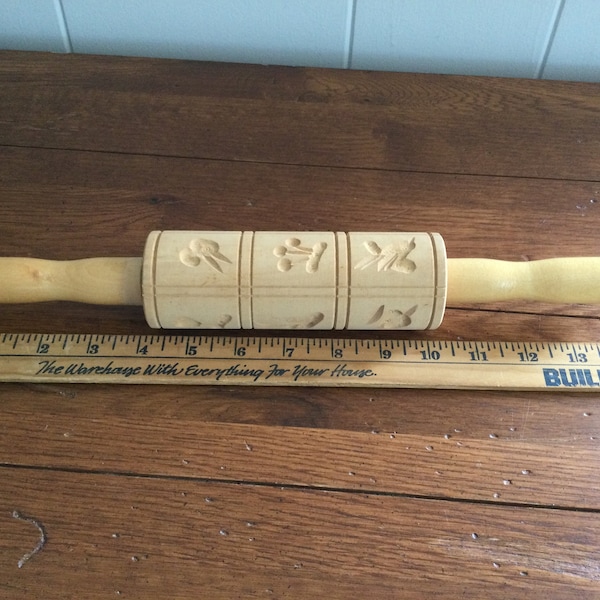 Embossed Rolling Pin Etsy