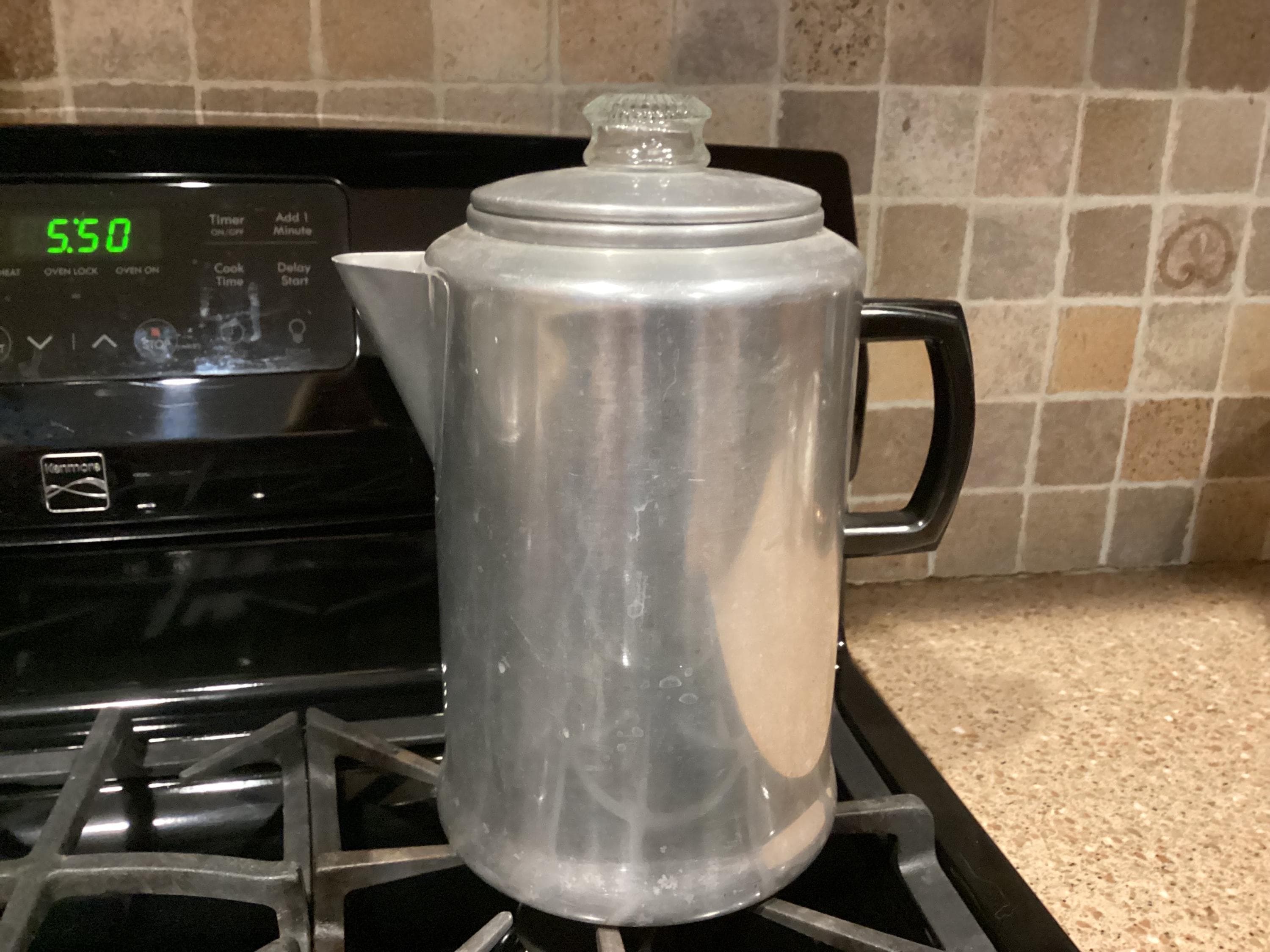 Gas Stove Cup Glass Stovetop Percolator Stove Top Percolator