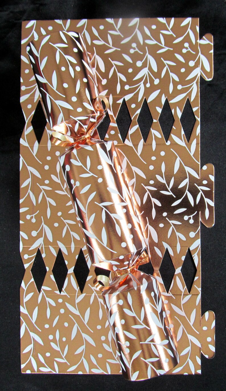 Christmas Cracker Kit Custom Handmade Diy Party Poppers Rose Etsy