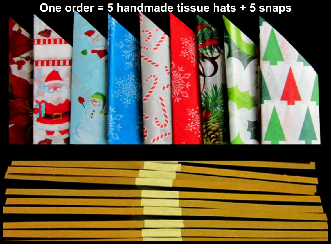Christmas cracker DIY kits cracker SNAPS & HATS make your Etsy