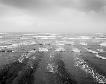 BLACK AND WHITE Seascape Print