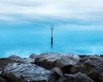 BLUE SEASCAPE PRINT